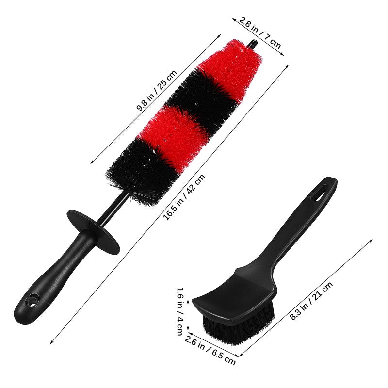Rim Cleaning Brushes for Tires, Efficient Car Wash Tool with Flexible Head - Image 2