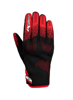 ixon Ixon Ixflow Knit Motorcycle Gloves Black / Red  - Image 1