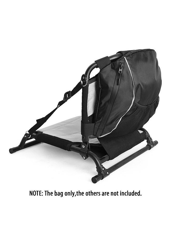 Generic - Kayak Storage Bag Water Resistant Kayaking Bag Mesh Storage Organizer Bag for Kayak Chair (Not Included) Blue - Image 1