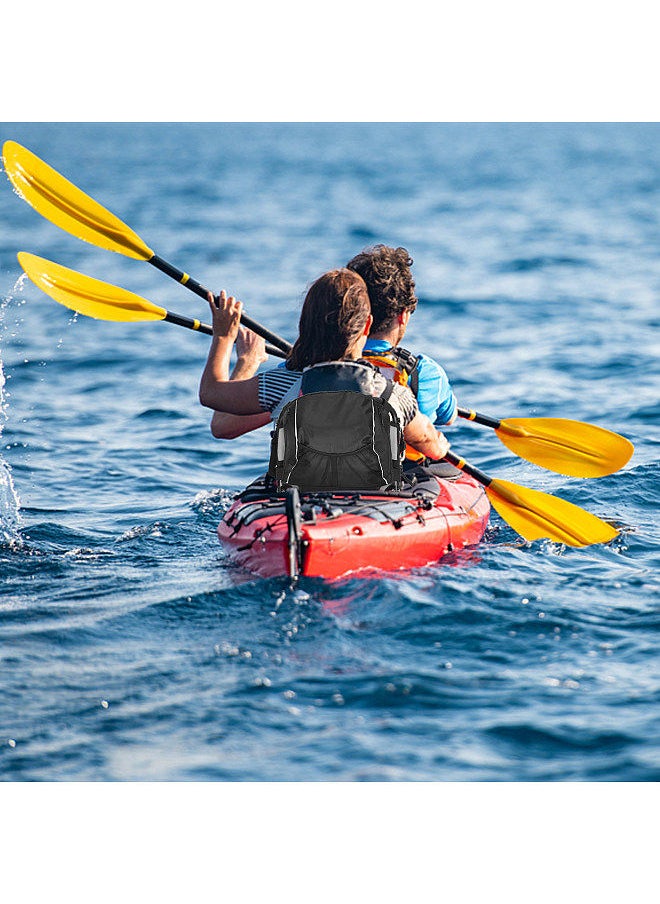 Generic - Kayak Storage Bag Water Resistant Kayaking Bag Mesh Storage Organizer Bag for Kayak Chair (Not Included) Blue - Image 1