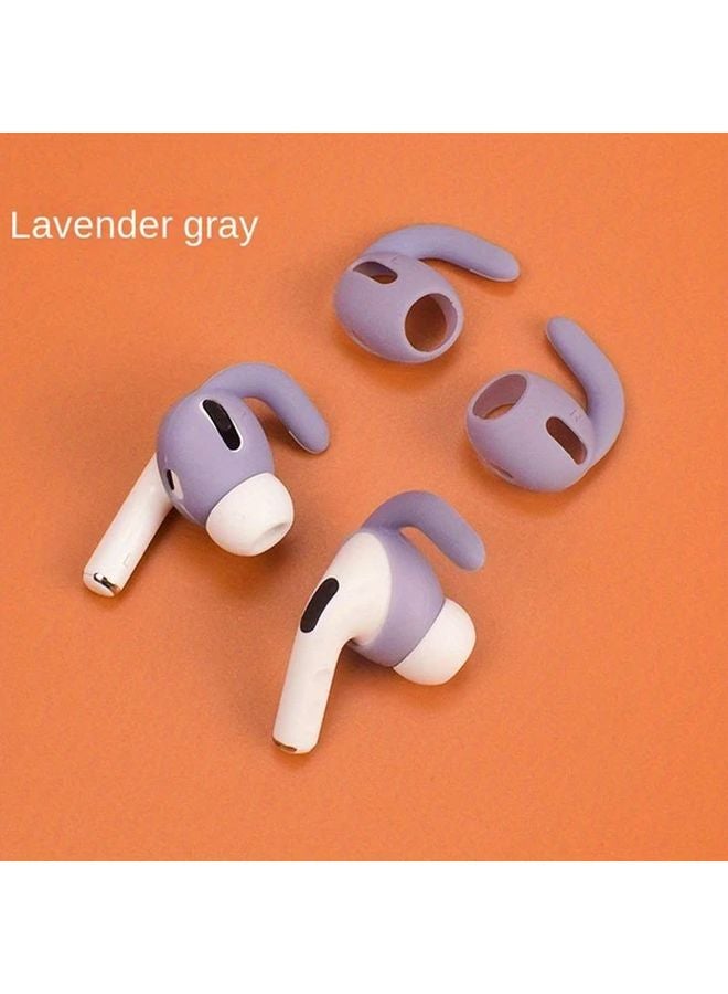 غلاف سيليكون الخزامى الرمادي المضاد للانزلاق والفقدان لـ AirPods Pro - Image 1