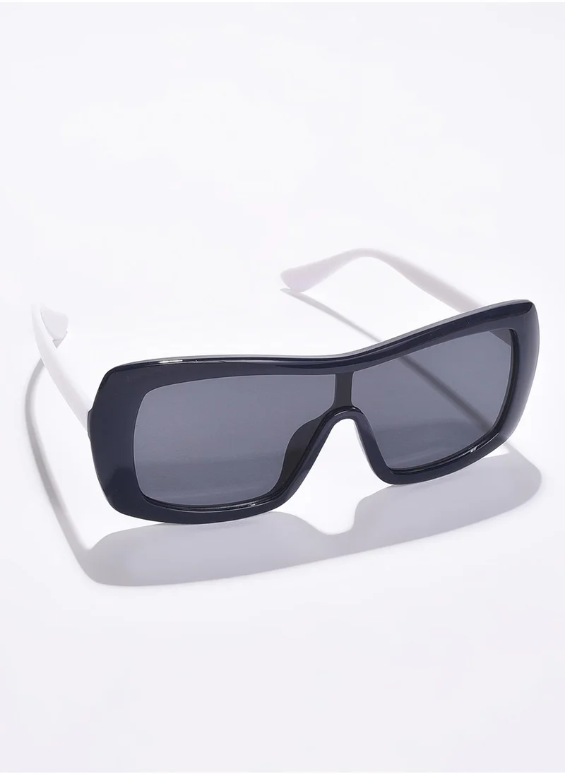 صوص هاوت Black Lens Black Oversized Sunglasses