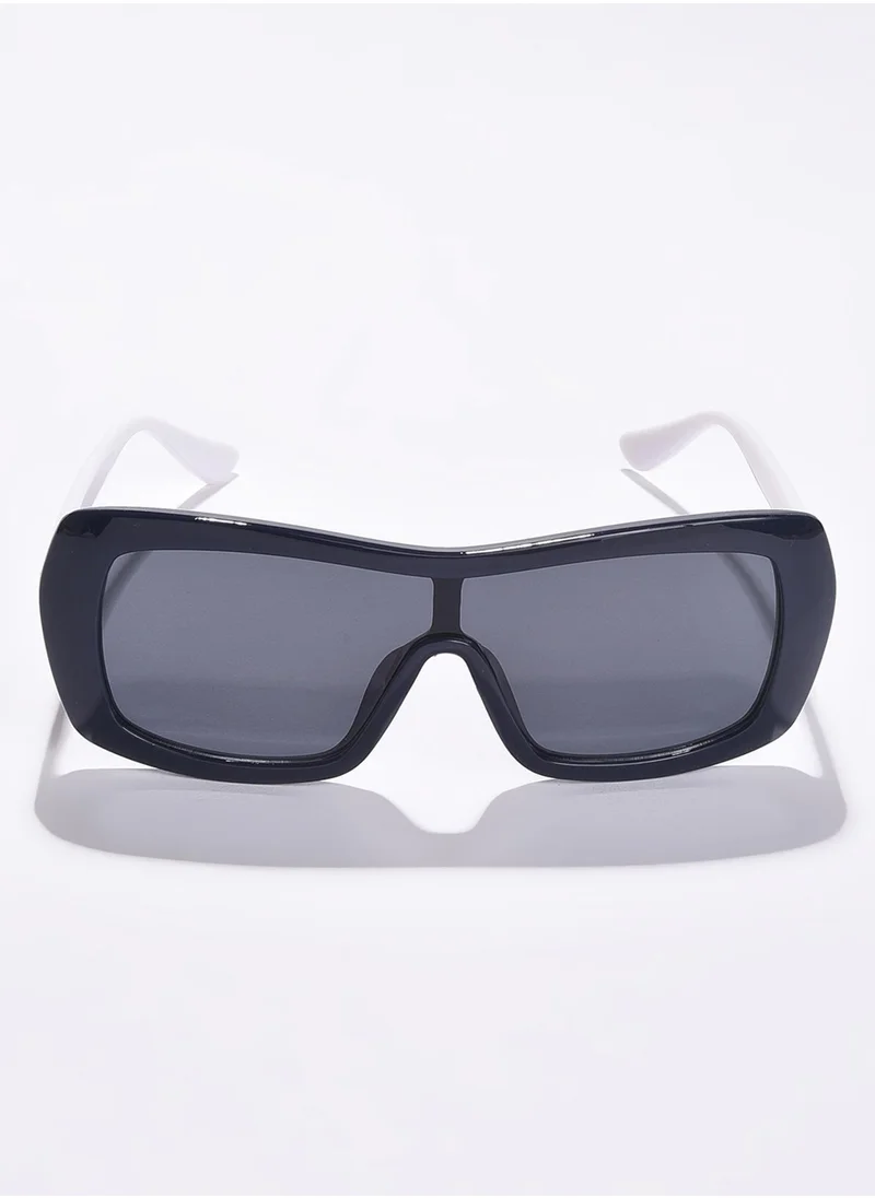 صوص هاوت Black Lens Black Oversized Sunglasses