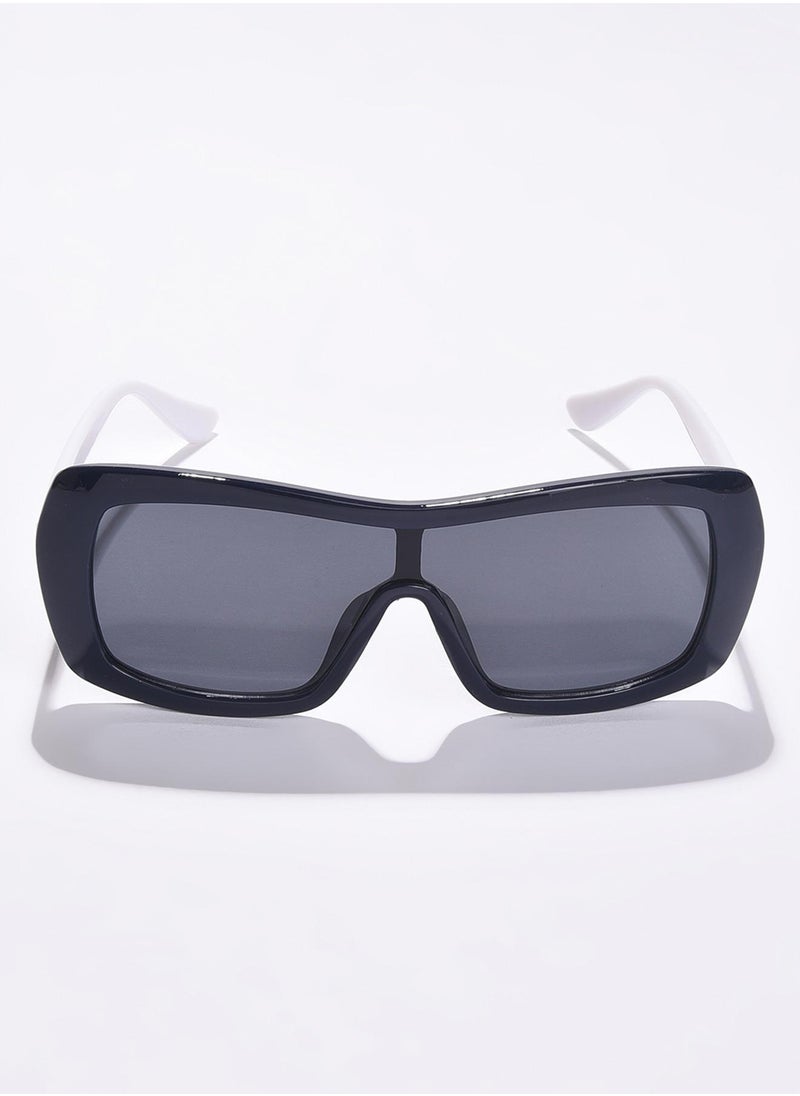 Haute Sauce Black Lens Black Oversized Sunglasses  - Image 3