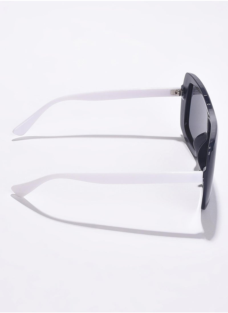 Haute Sauce Black Lens Black Oversized Sunglasses  - Image 5