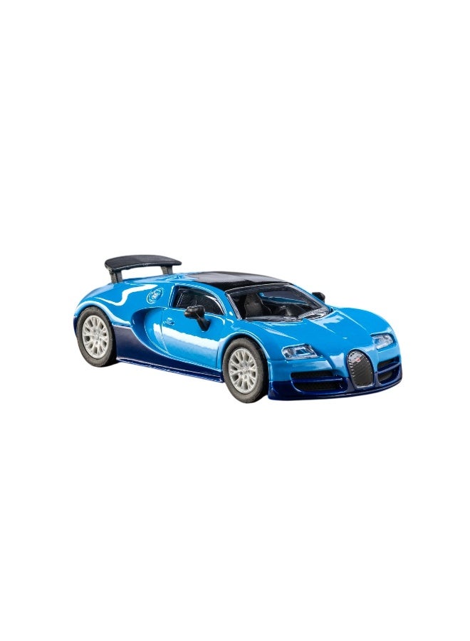 Majorette Metal Collection Series 2005 Bugatti Veyron Die-cast Car (1:64, Blue) - Image 2