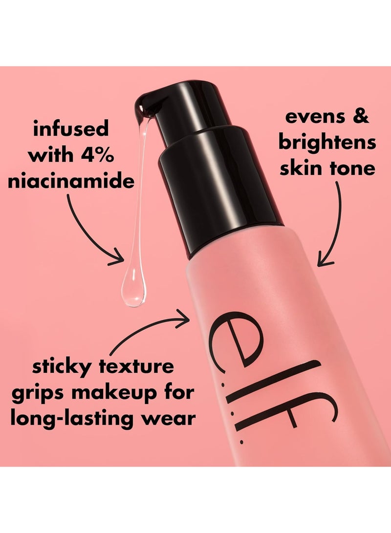 إلف برايمر إي. إل. إف. باور جريب مع ٤٪ نياسيناميد، ٢٤ مل - برايمر جل مرطب للوجه لبشرة موحدة اللون، إشراقة مشرقة ومكياج يدوم طويلًا | نباتي وخالٍ من القسوة على الحيوانات - Image 4