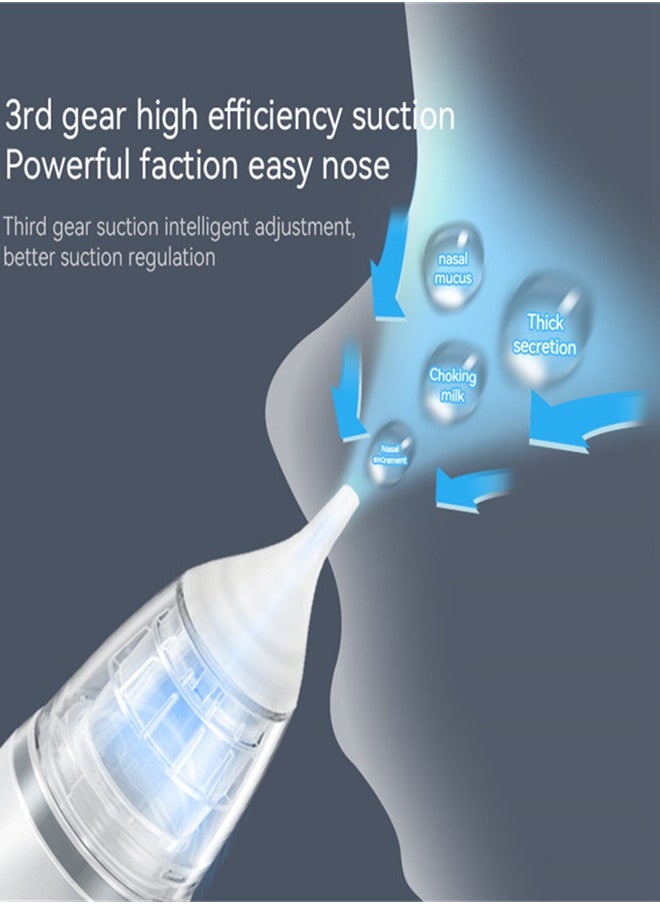 Generic Rechargeable Automatic Electric Baby Nasal Aspirator - Children's Nose Remover  - Image 5