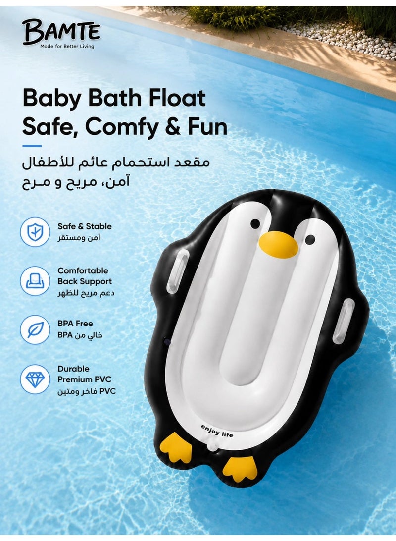 BAMTE Kids Inflatable Bodyboard with Handles, Portable Pool and Beach Water Toy for Children - Image 1