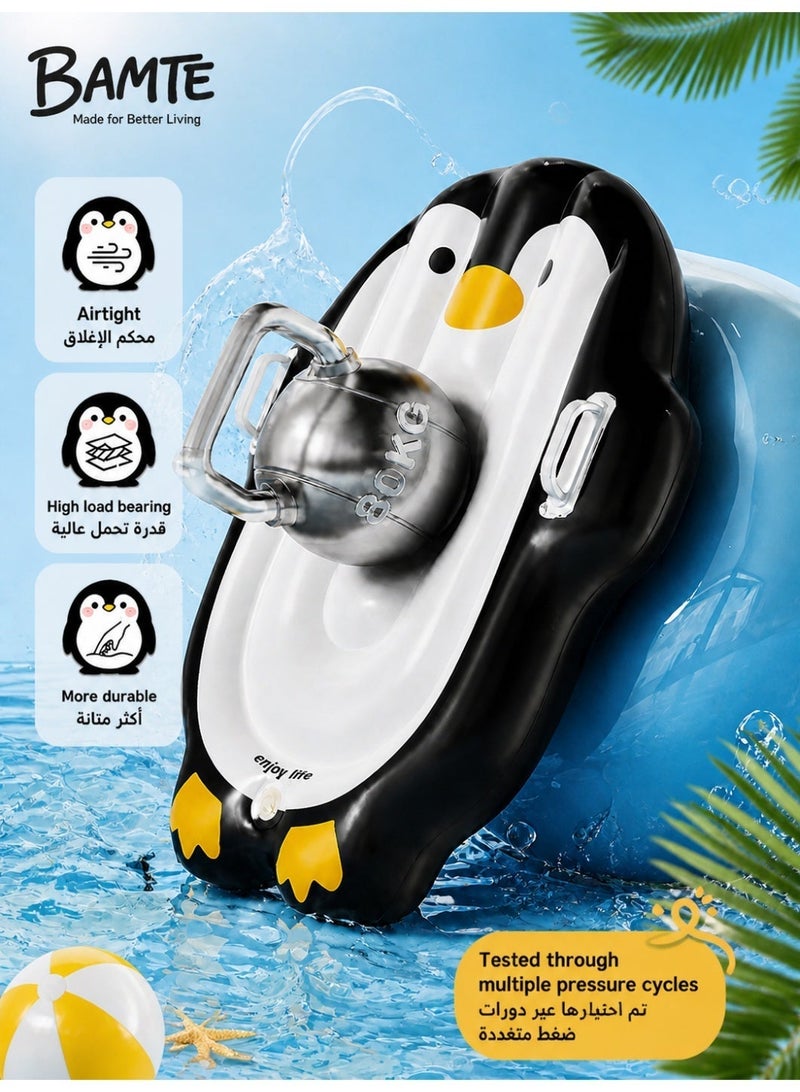 BAMTE Kids Inflatable Bodyboard with Handles, Portable Pool and Beach Water Toy for Children - Image 5