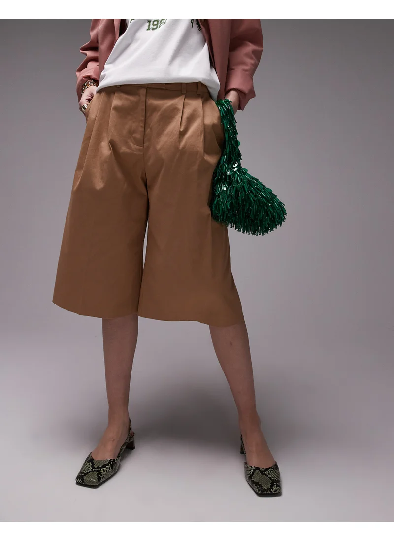 توب شوب Longline 3/4 Lengthdouble Pleat Short