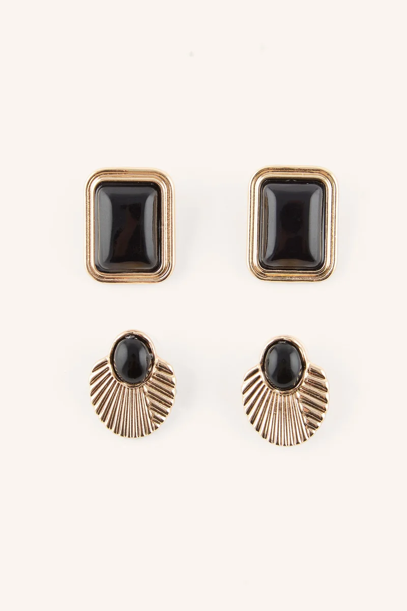 Defacto Woman 2 Piece Earrings