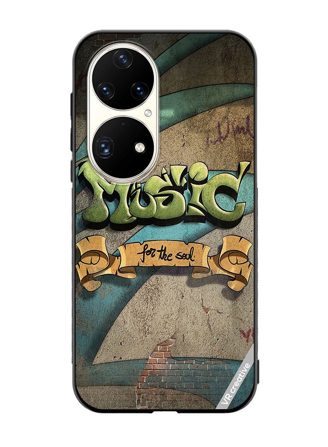 VR CREATIVE Protective Case Cover For Huawei P50 Pro Music For The Soul Design Multicolour - Image 1