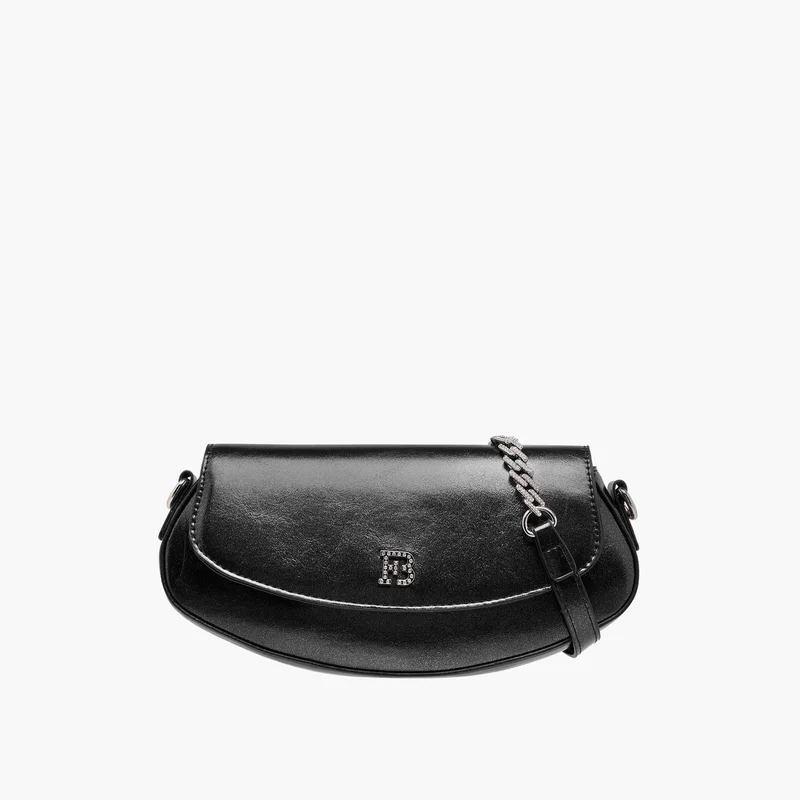 فلورا بيلا من شو إكسبرس Women's Solid Shoulder Bag with Detachable Strap and Flap Closure