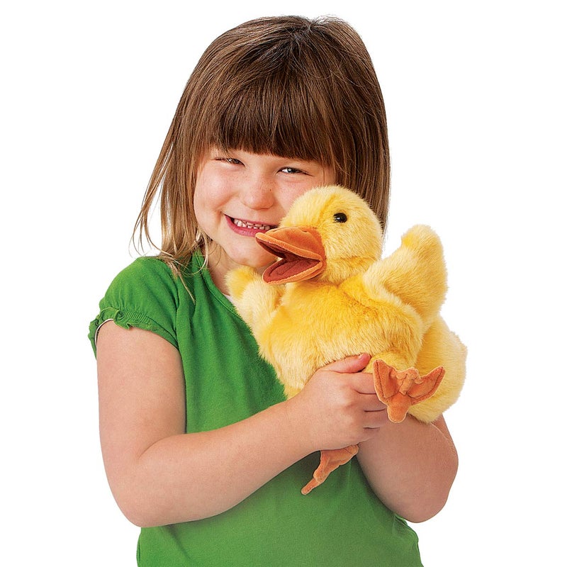 Folkmanis Duckling Hand Puppet, Yellow, 1 EA (2922) - Image 2