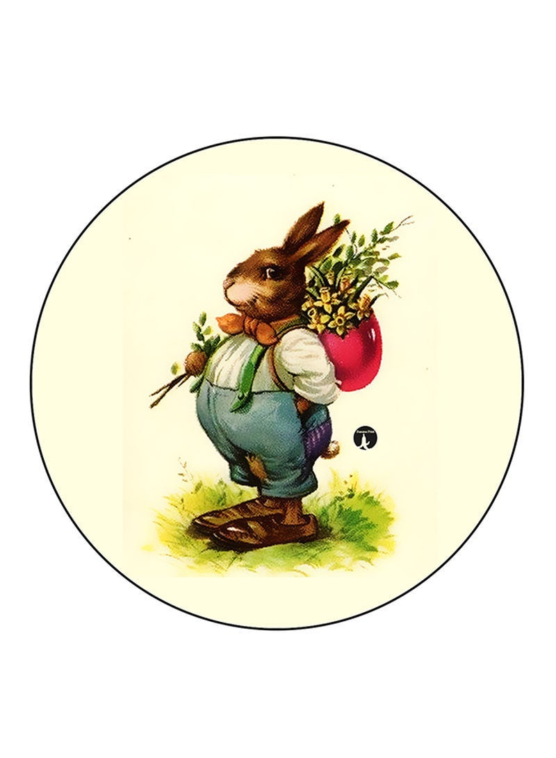 RKN Rabbit Printed Mouse Pad  Multicolour