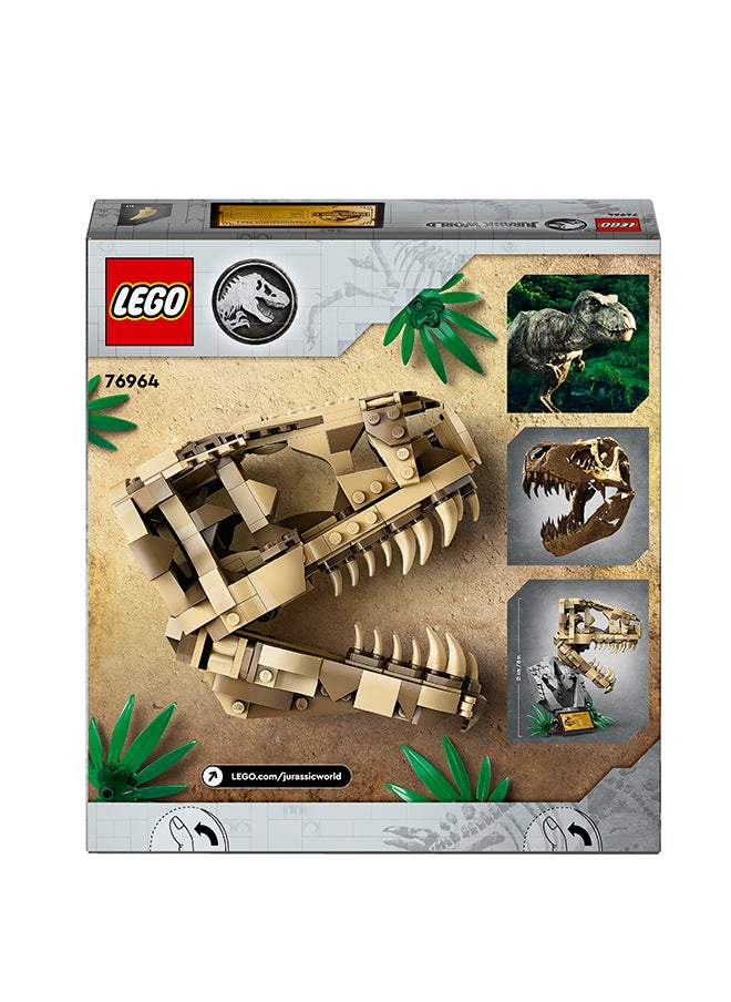 LEGO LEGO Jurassic World 76964 Dinosaur Fossils: T-Rex Skull, Toy for Boys Girls Hobbyists, Educational Skeleton Model Kit with Bones for Kids, Gifts for Boys and Girls  - Image 3
