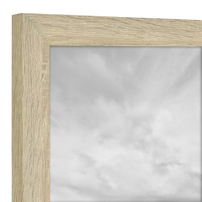 MCS Studio Gallery 8.5x11 Picture Frame Natural Woodgrain  Rectangle Photo Frame for Photos  Posters & Art Prints & Easel for Tapletop Display (2-Pack) - Image 3