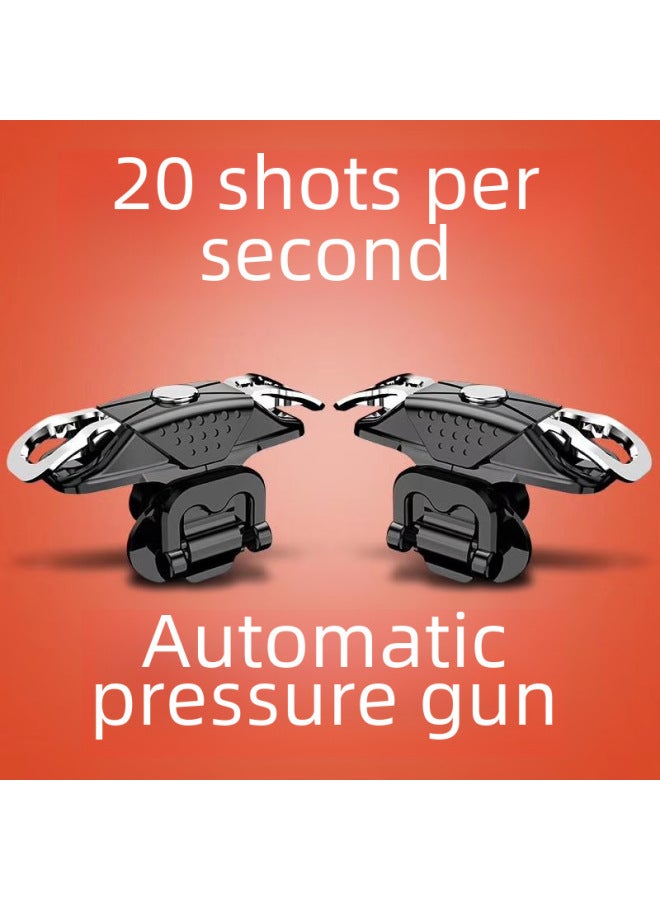 Mobile Game Controller Quick Positioning Shooting Aid Pubg Android Ios Gamepad Fast Fire Trigger Digital Computer Game Joystick-Product Color:T10S Mechanical Pressing Pair  - Image 2