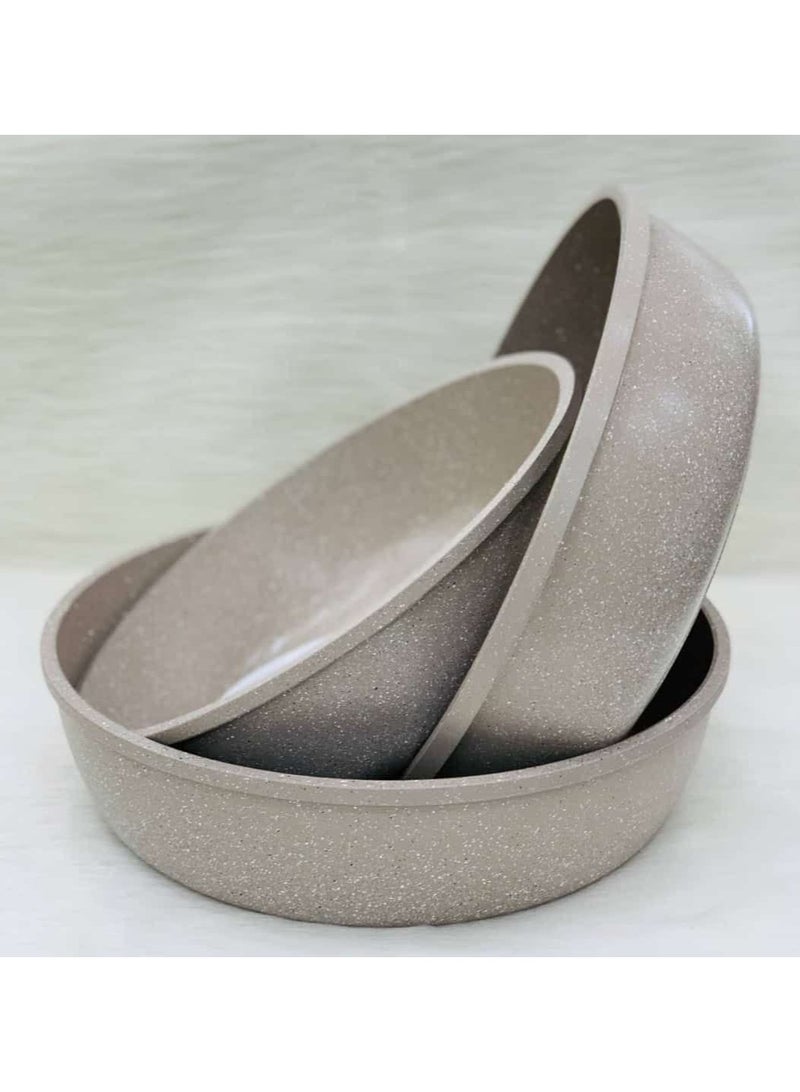 ثيرمو آد طقم صوانى فرن جرانيت ماركة THERMOAD صناعه تركى خامه تقيله جداً حافه عاليا