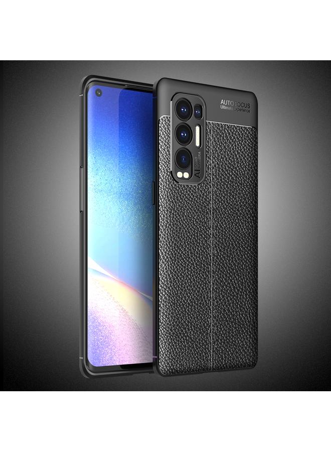 Case For OPPO Reno5 Pro Plus Litchi Texture TPU Shockproof Case