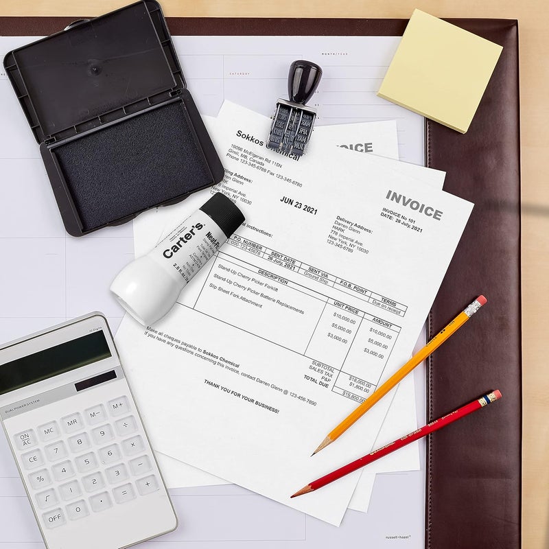 AVERY Carter's No-Ink Dry Stamp Pad, Apply Your Own Ink Color to Uninked Felt Pad, 2.75 x 4.27 Inches (21021) (Pack of 2) - Image 5