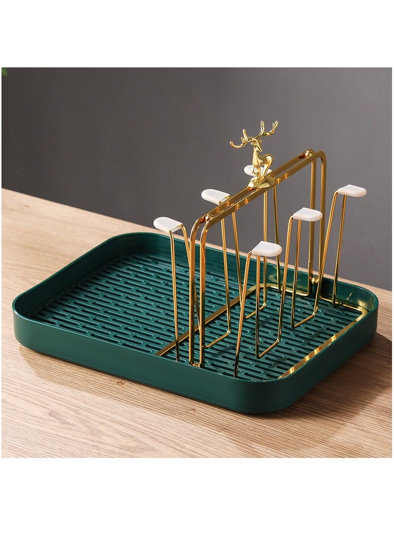 Generic Decorative Anti-Slip Cup Rack Stylish Metal Coffee Mug Stand Holder for Tea Counter Coffee Cup Kitchen Living Room  - Image 1