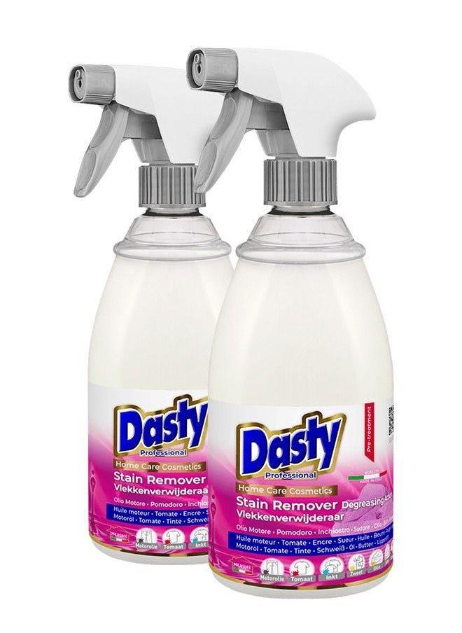 Dasty Professional Stain Remover Spray Spot Greasy & Coloured Stains  - Image 2
