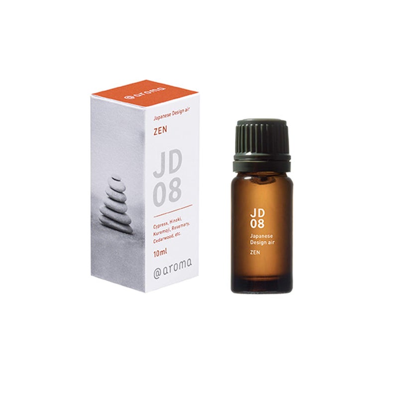 Ippinka Zen Japanese Design Air Pure Essential Oil, with Cypress, Hinoki, Kuromoji, Rosemary, Cedarwood, etc.- 10ml - Image 1
