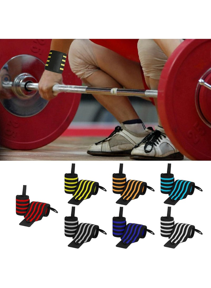AIWANTO Wrist Wraps & Weight Lifting Straps – Gym & Fitness Grip Support for Strength Training, CrossFit, Bodybuilding, and Workout Protection - Image 2