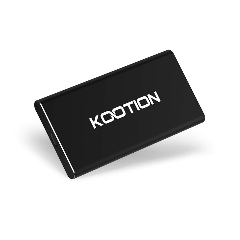 KOOTION External SSD 500GB USB 3.1 Type-c Portable SSD High-Speed Solid State Drive Ultra-Slim, Read up to 500MB/s & Write up to 450MB/s - Image 1