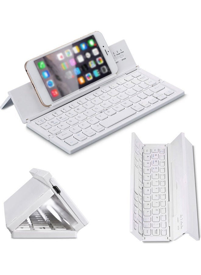 NIBEMINENT Cl-666 Foldable Bt Keyboard Wireless Ultra Slim Portable Pocket Compatible With Ios Android Windows Smart Phone Tablet And Laptop Black  - Image 2