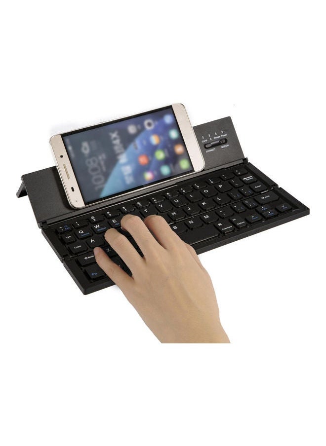 NIBEMINENT Cl-666 Foldable Bt Keyboard Wireless Ultra Slim Portable Pocket Compatible With Ios Android Windows Smart Phone Tablet And Laptop Black  - Image 3