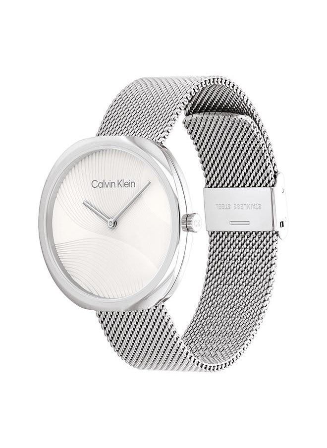 CALVIN KLEIN - Women Analog Round Shape Stainless Steel Wrist Watch 25200245 36.6 mm - Image 1
