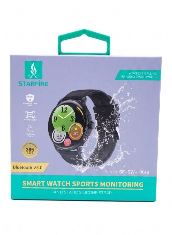 Starfire Smart Watch: 1.43" AMOLED Display, IP68 Waterproof, Bluetooth V5.3 - Image 2