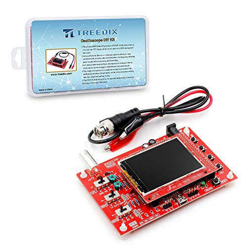 Treedix Oscilloscope DIY Kit Handheld Digital Oscilloscope 1msps Real-Time Sampling Rate 2.4 inch TFT Display - Image 1