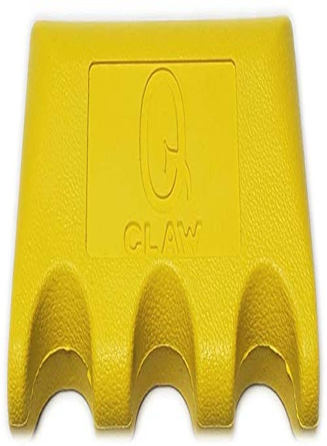 Q-Claw QCLAW Portable Pool/Billiards Cue Stick Holder/Rack - 3 Place - Yellow - Image 2