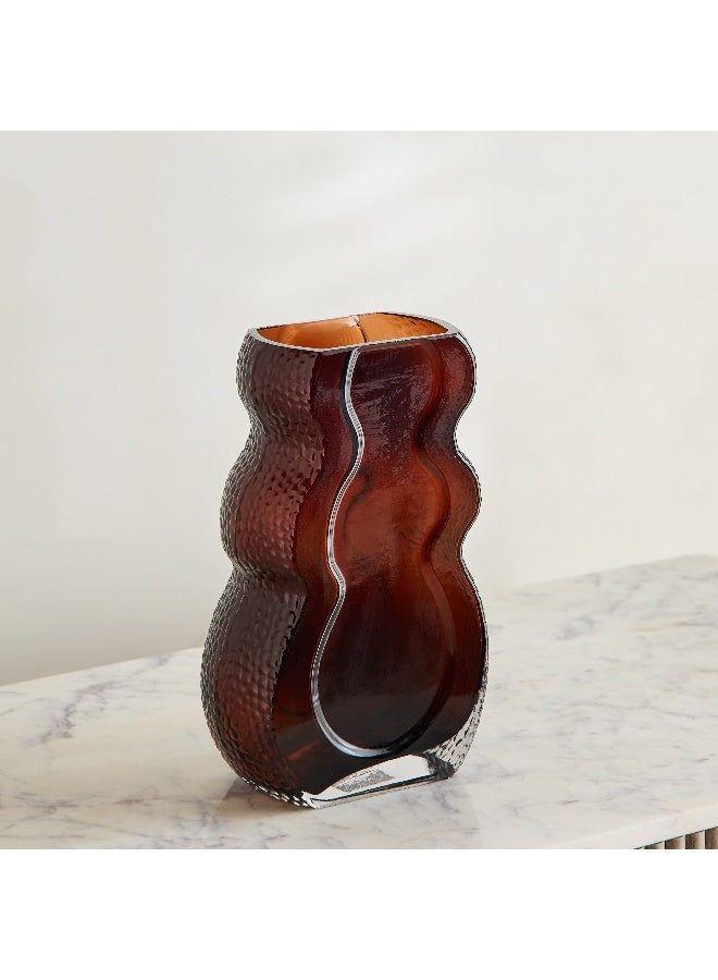 Home Box Pedro Decorative Heavy Glass Vase - 17.5x8x26.5 cm - Image 2