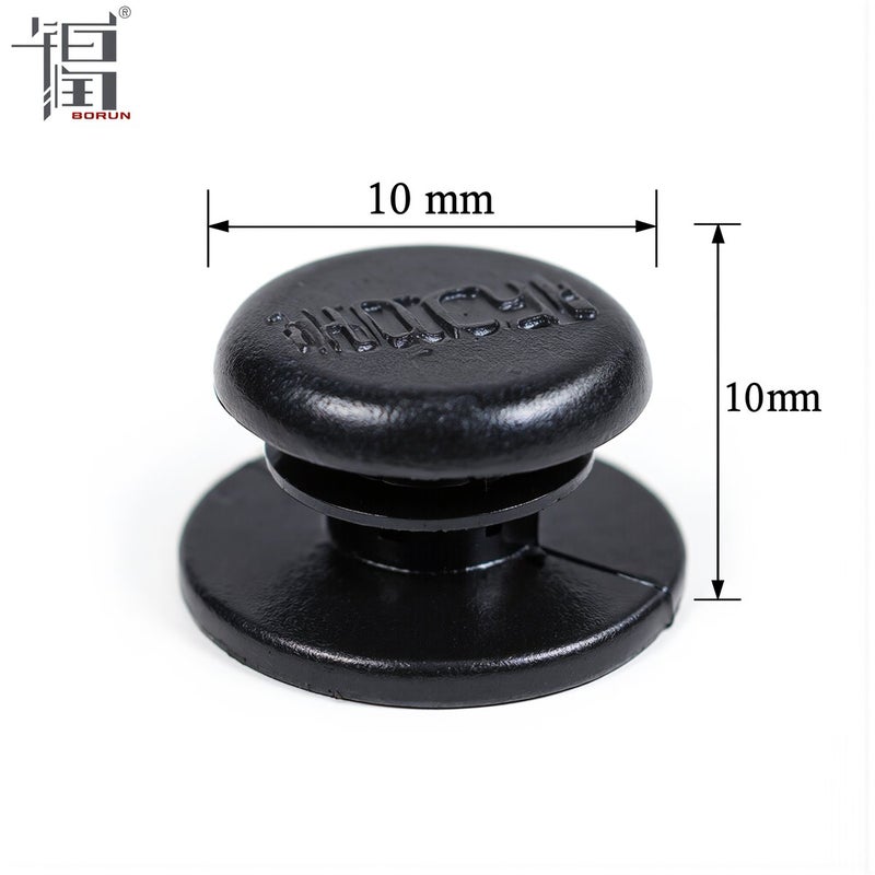 8mm Black Croc Rivet Solve Loose Broken Problem Clog Shoe Repair Part - Image 3