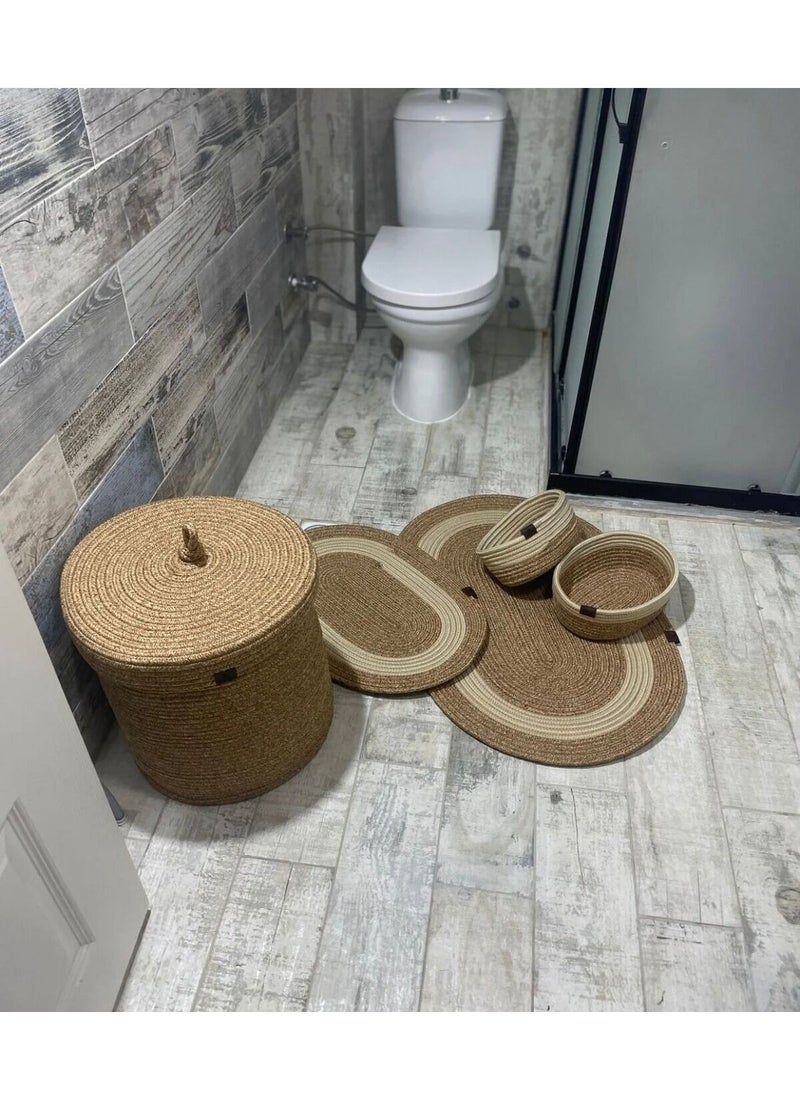 My Nature Store Straw Jute 5 Piece Bathroom Set - pzsku/Z0D82B666CA4FB4D04492Z/45/_/1737404091/4da9cf5f-9b6b-4a54-9a90-c63b5333fb5a