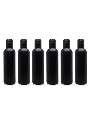Empty Black Hdpe Bottle With Disc Flip Top Cap Refillable Reusable Cosmetic Container For Lotion Shampoo Oil Toner Serum Conditioner Bpa Free Leakage Proof 200Ml(Pack Of 6) - pzsku/Z0D82B7D5D0DB6C0C97C3Z/45/_/1690021424/3045f56e-aab9-46f2-96c4-d4ea8e099120