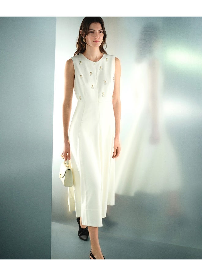 Ipekyol Regular Fit Appliqued Dress - Image 1