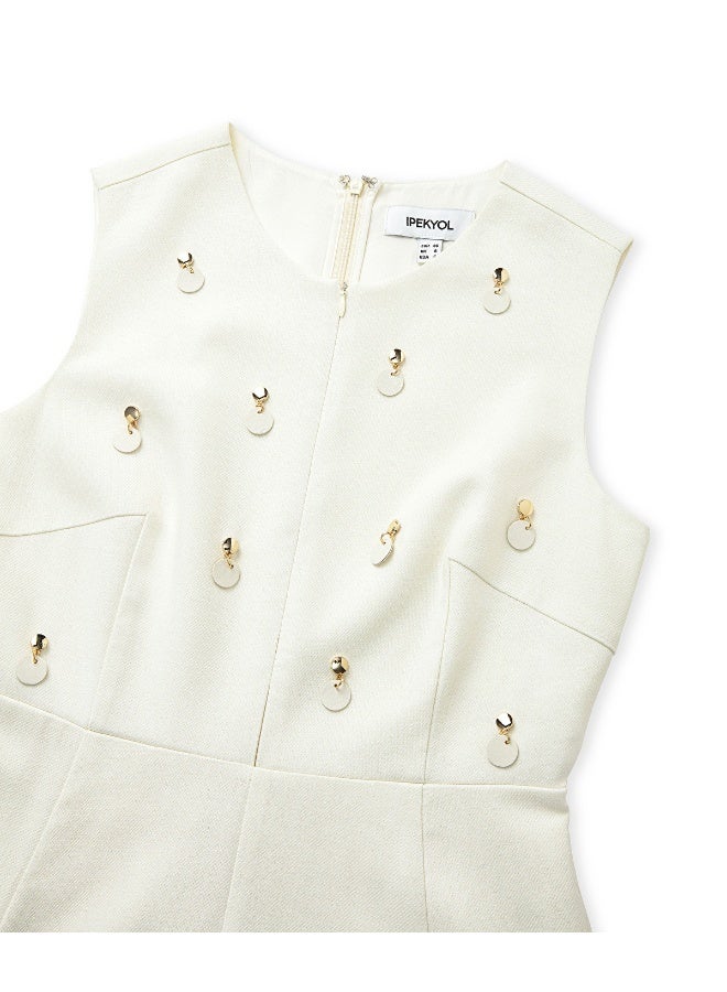 Ipekyol Regular Fit Appliqued Dress - Image 5