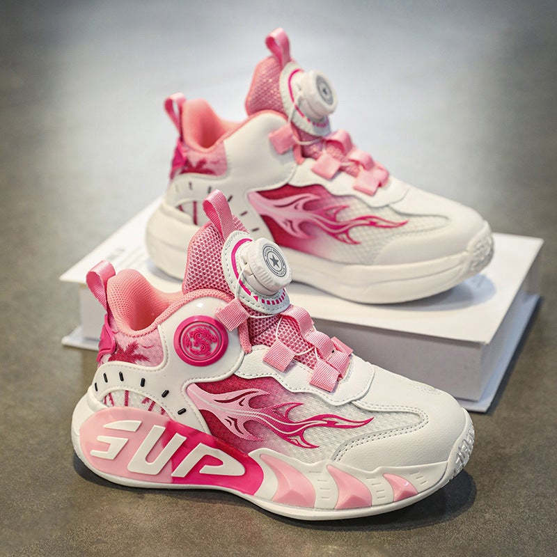 Mesh Sneakers Lightweight Flexible Sole Walking Shoes For Kids Indoor And Outdoor Activities - Image 1