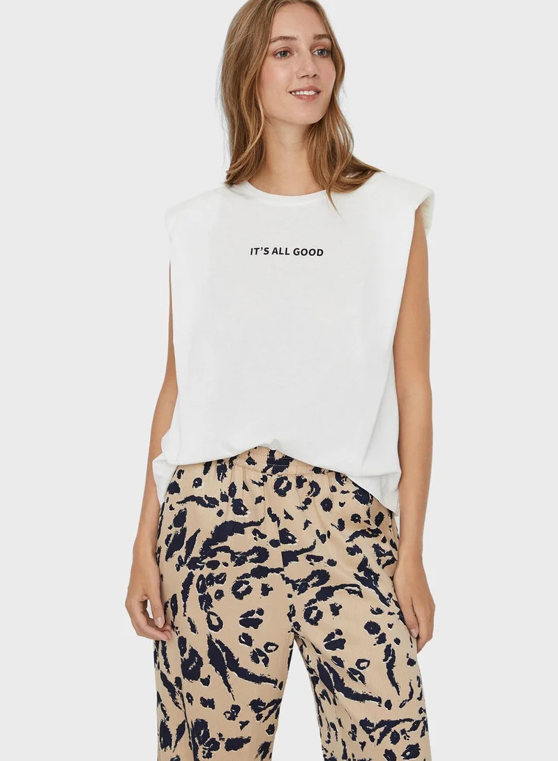 VERO MODA Cap Sleeve T-Shirt