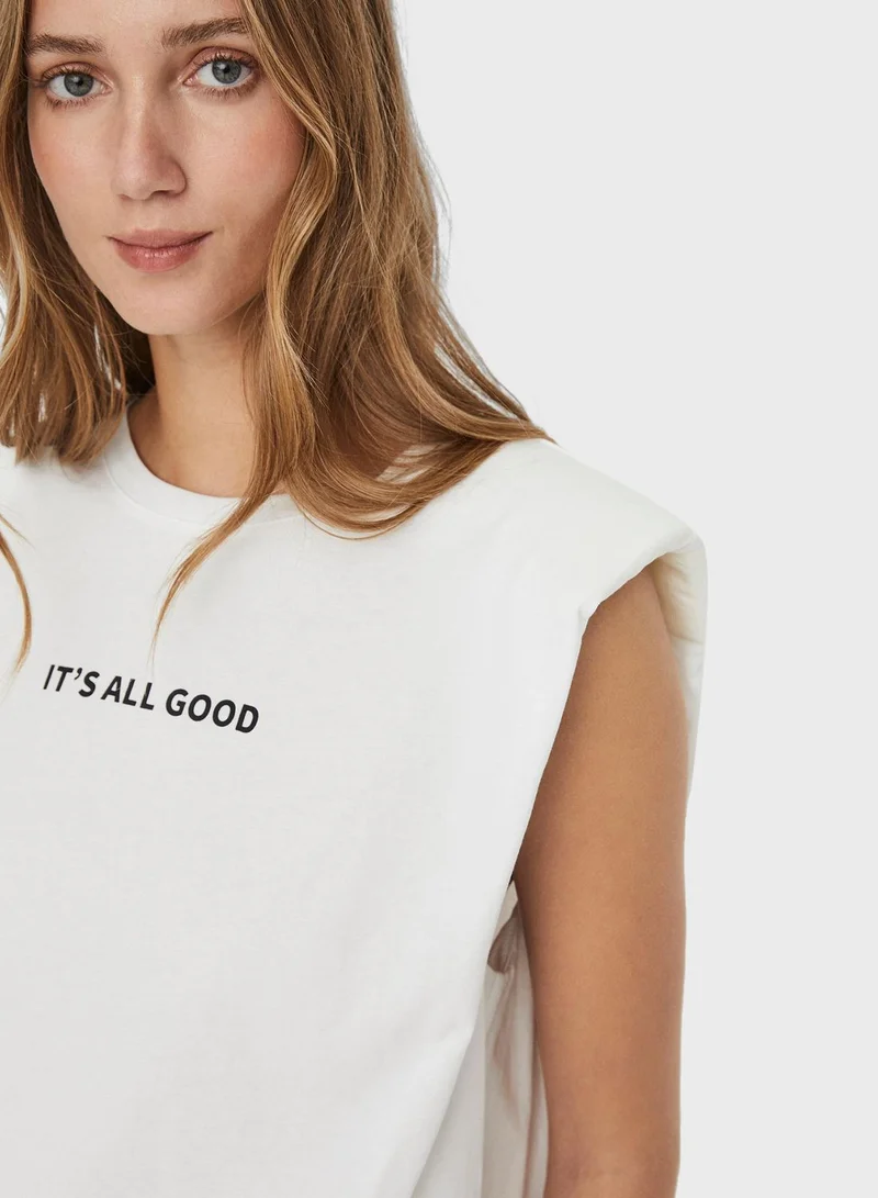 VERO MODA Cap Sleeve T-Shirt