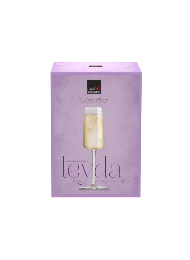 رويال ليردام طقم كاس ليدا فلوت 22 - 4ق - Image 2