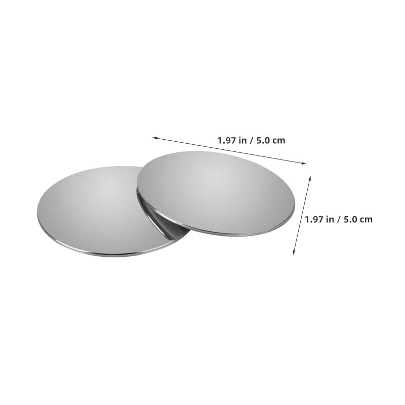 10 Pairs Frameless Blind Spot Mirrors 360 Degree Rotatable Convex Rearview Mirror for Car Truck - Image 3