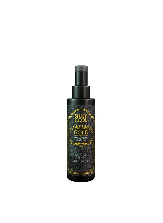 Silky Cool Gold Facial Toner 250ml - Image 1