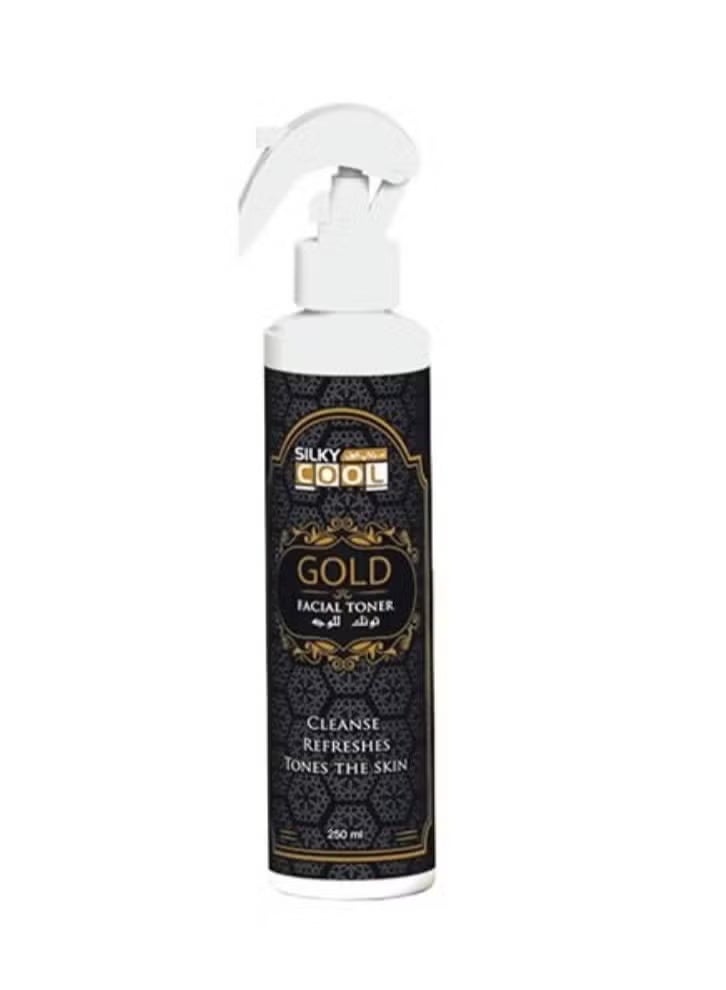 Silky Cool Gold Facial Toner 250ml - Image 2